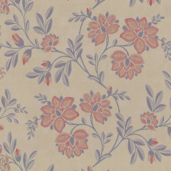 Stitch-behang-Little Greene-Berry-Rol-0247STBERRY-Selected Wallpapers