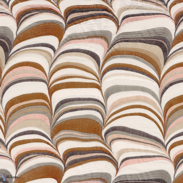 Strates stof-Casamance-Ambre Rose Poudre-Meter (M1)-46270130-Selected Wallpapers