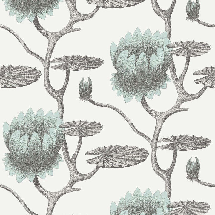 Summer Lily-behang-Tapete-Cole & Son-Print Room Blue-Rol-95/4022-Selected Wallpapers