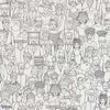 Surrealist Ball-Behang-Pierre Frey-Croquis-Meter (M1)-FP796001-Selected Wallpapers