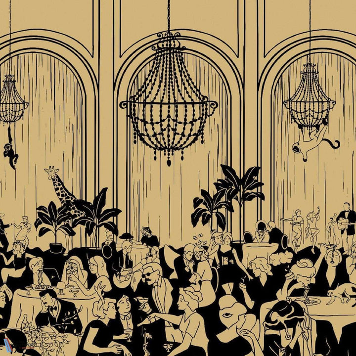 Surrealist Banquet-Behang-Tapete-Pierre Frey-Of-Set-FP797001-Selected Wallpapers