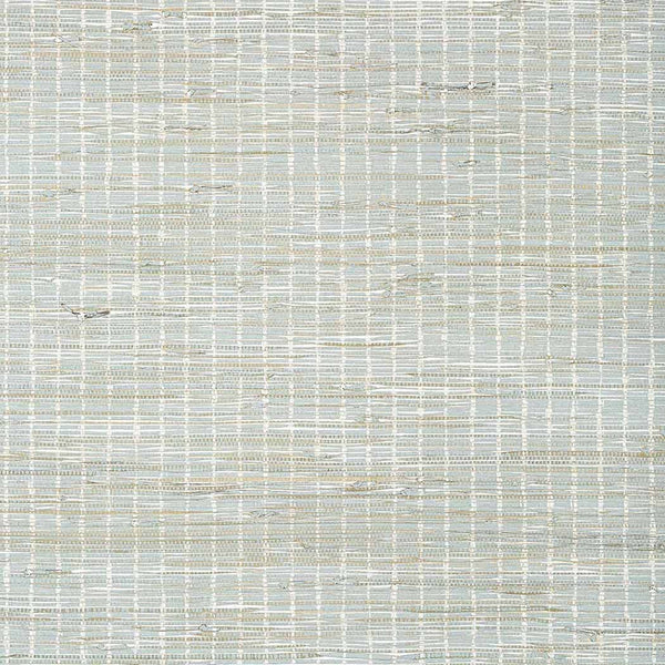 Sutton Stripe-Behang-Thibaut-White on Robin's Egg-Rol-T24085-Selected Wallpapers