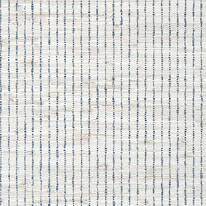 Sutton Stripe-Behang-Tapete-Thibaut-Navy on White-Rol-T24086-Selected Wallpapers