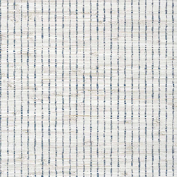 Sutton Stripe-Behang-Thibaut-Navy on White-Rol-T24086-Selected Wallpapers