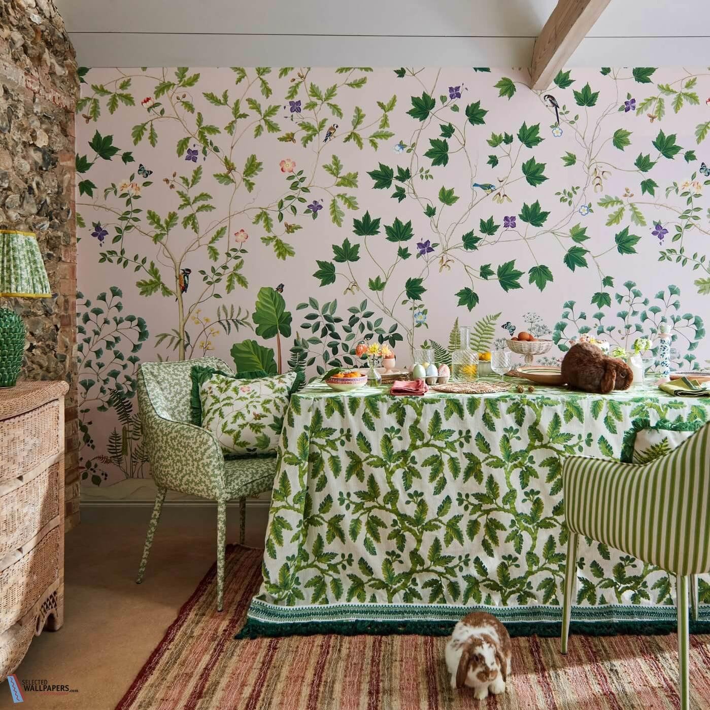 Sycamore and Oak wallpaper Sanderson | Wallpaper Sycamore and Oak