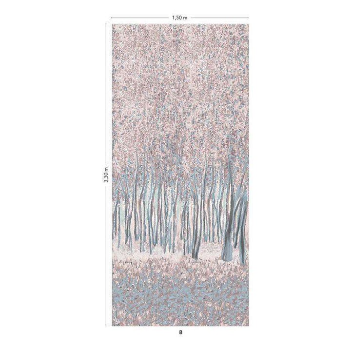 Sylve Gris-behang-Tapete-Isidore Leroy-Paneel B-06242117-Selected Wallpapers