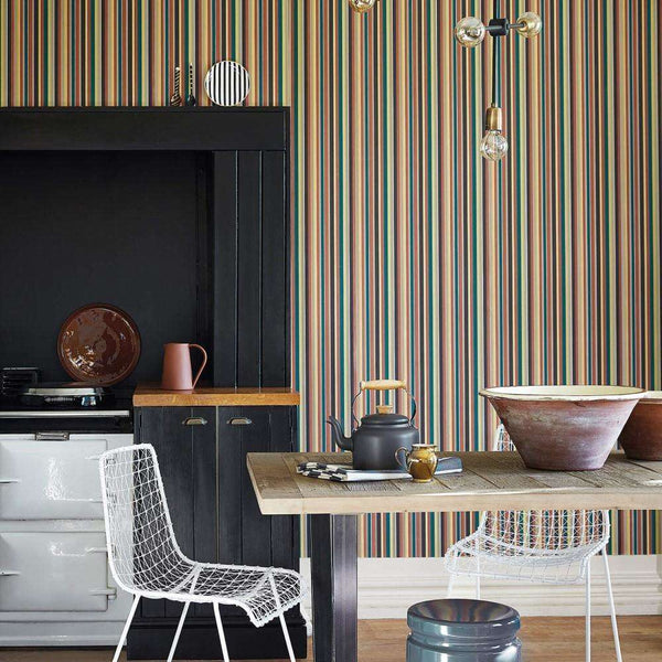 Tailor Stripe-behang-Tapete-Little Greene-Selected Wallpapers