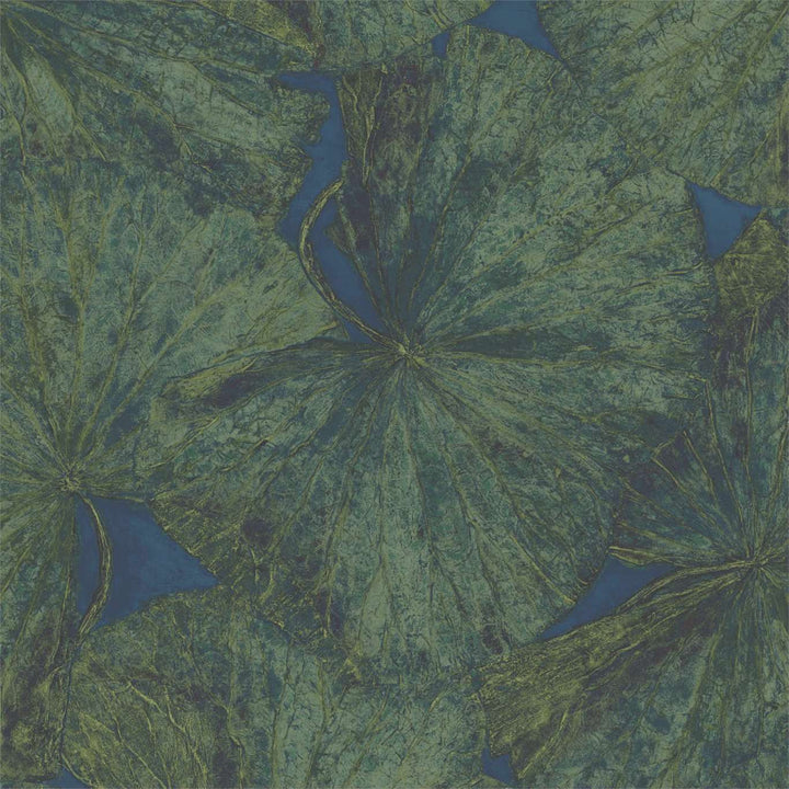 Taisho Lotus-behang-Tapete-Zoffany-Paneel A-312725-Selected Wallpapers