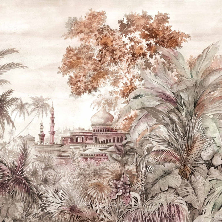 Taj Mahal Textile-Behang-Tapete-Coordonne-Autumn-Linnen-A00334-Selected Wallpapers