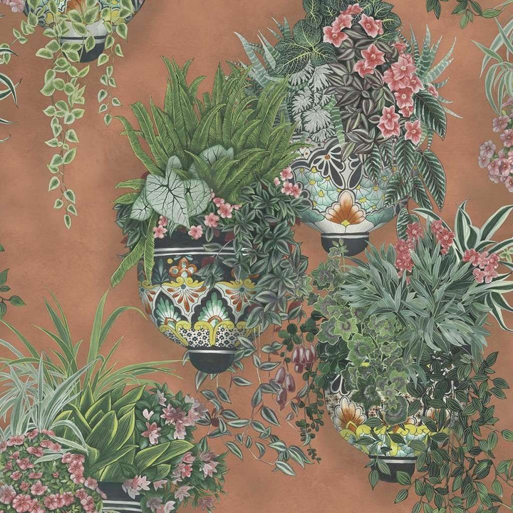 Talavera-behang-Tapete-Cole & Son-Terracotta-Rol-117/9025-Selected Wallpapers