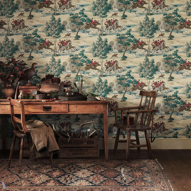 Tally Ho wallpaper by Sanderson