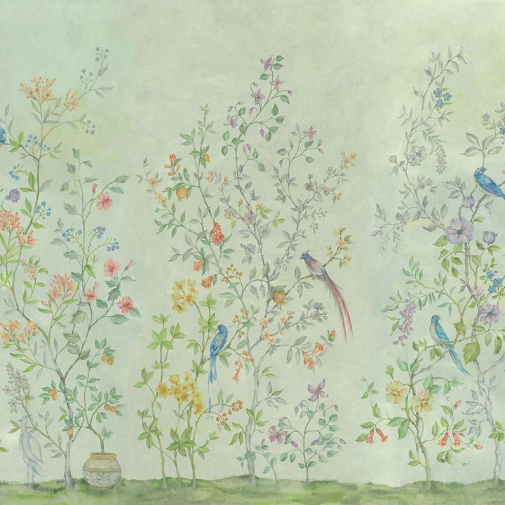 Tea Garden-behang-Tapete-Coordonne-Green-Non Woven-8800121-Selected Wallpapers