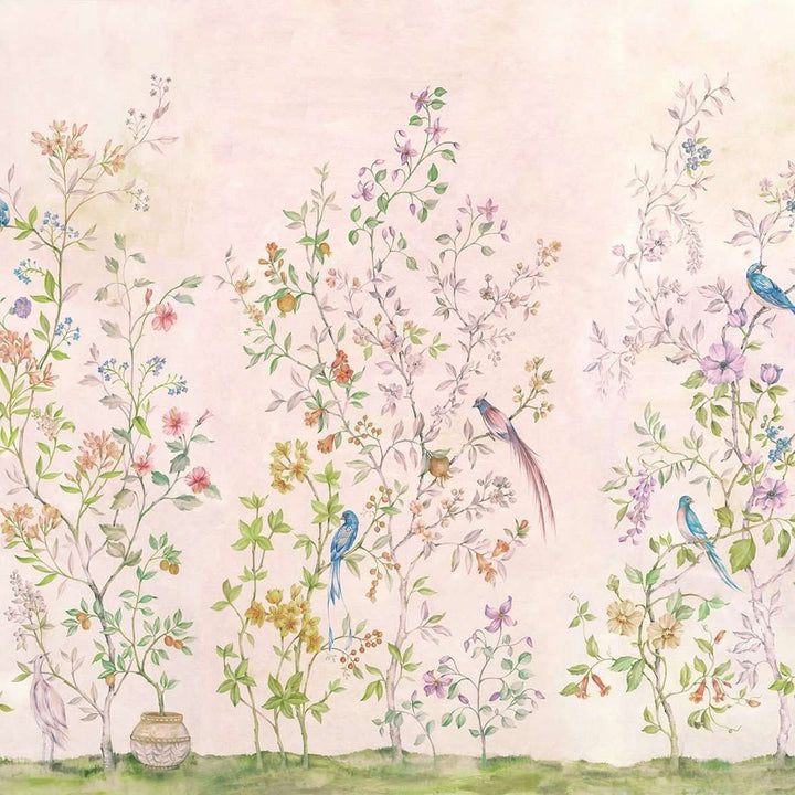 Tea Garden-behang-Tapete-Coordonne-Pink-Non Woven-8800122-Selected Wallpapers