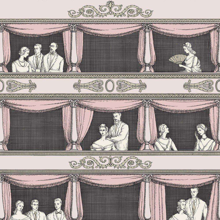 Teatro-behang-Tapete-Cole & Son-Roze-Rol-114/4008-Selected Wallpapers