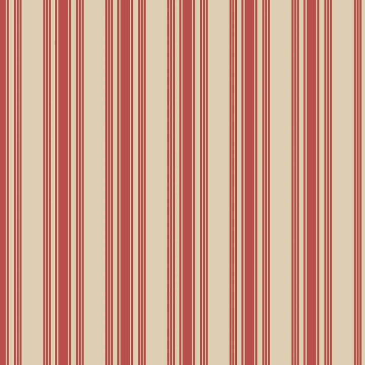 Tented Stripe-Behang-Tapete-Farrow & Ball-Red-Rol-ST1351-Selected Wallpapers