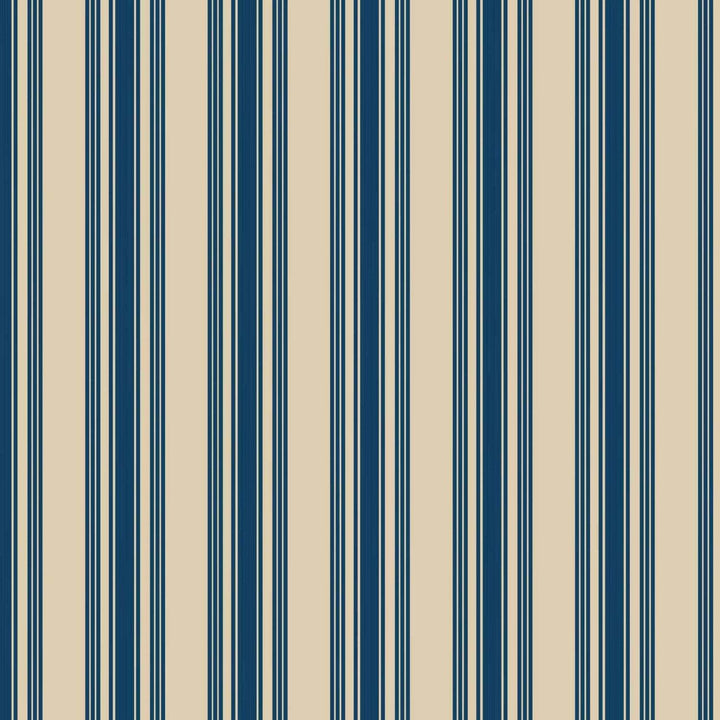 Tented Stripe-Behang-Tapete-Farrow & Ball-Extra Blue-Rol-ST1372-Selected Wallpapers