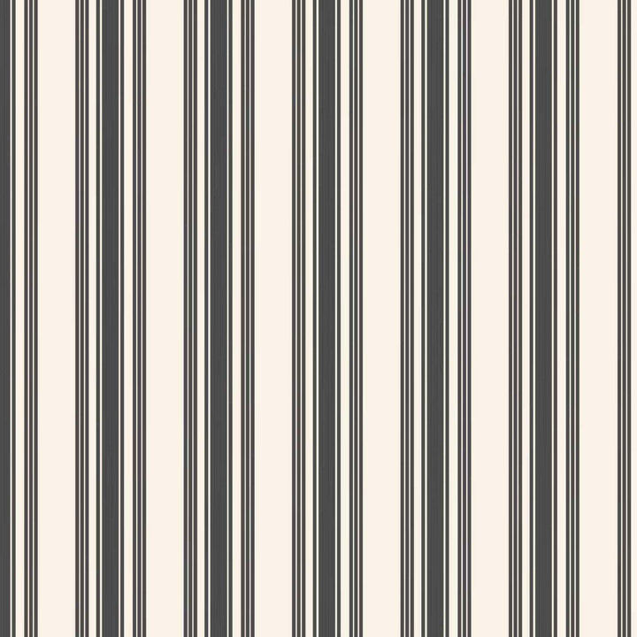 Tented Stripe-Behang-Tapete-Farrow & Ball-Off Black-Rol-ST1388-Selected Wallpapers