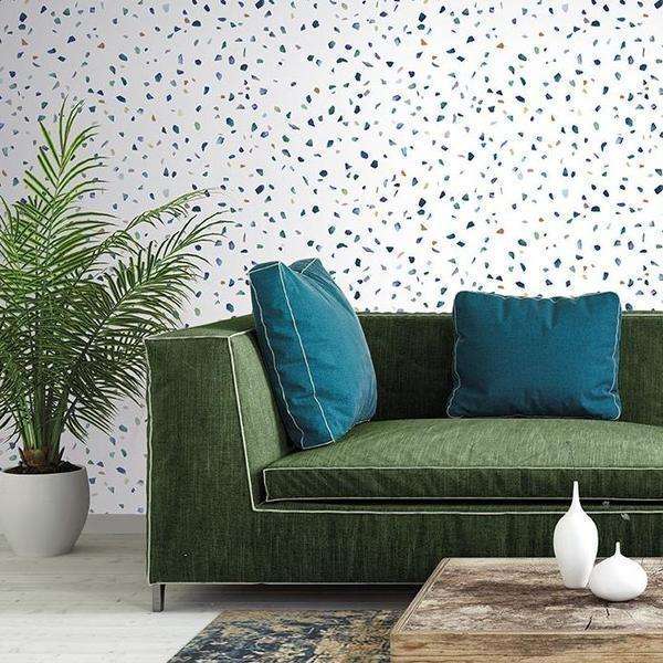 Terrazzo L-behang-Tapete-Isidore Leroy-Selected Wallpapers
