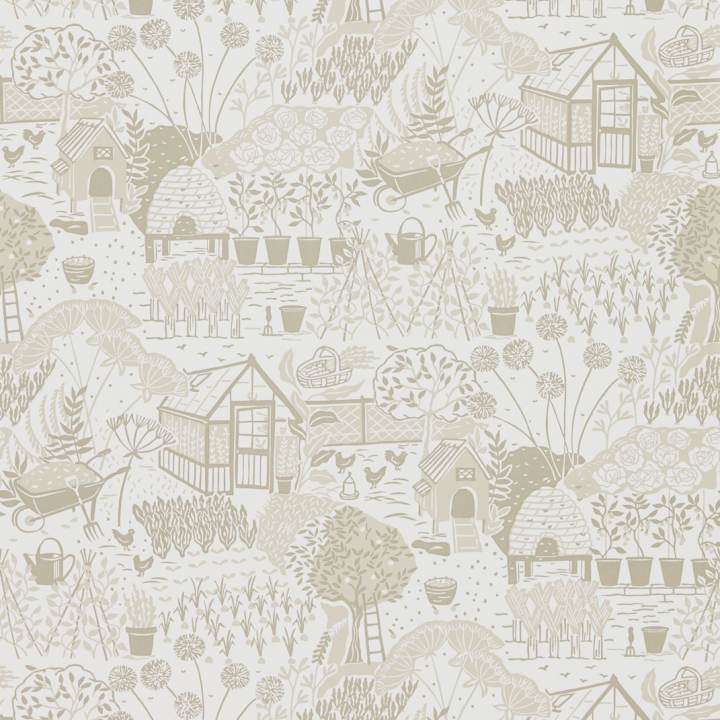 The Allotment-behang-Tapete-Sanderson-Linen-Rol-216353-Selected Wallpapers