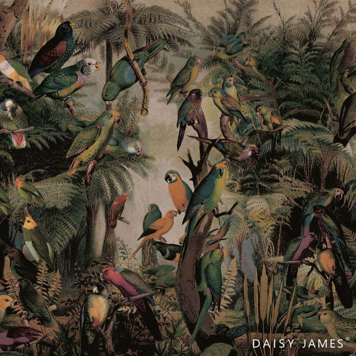 The Ara-behang-Tapete-Daisy James-Multicolor-Vinyl-DJ276-Selected Wallpapers