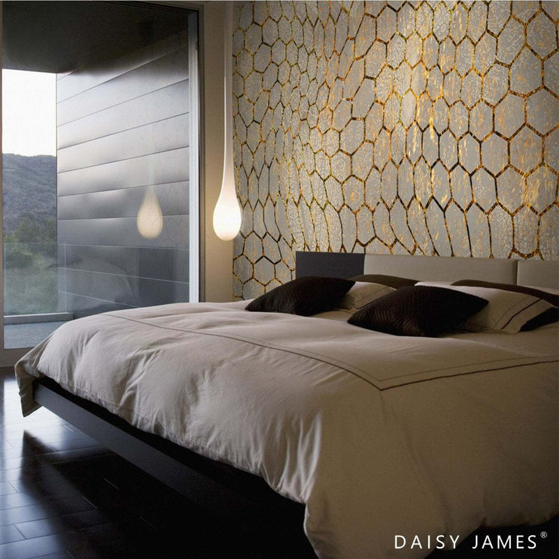 The Beige and Gold behang van Daisy James