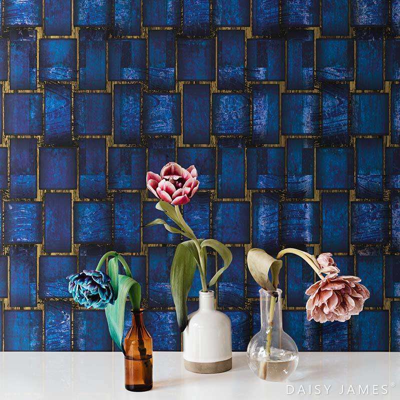 The Berlin Blue papel pintado de Daisy James