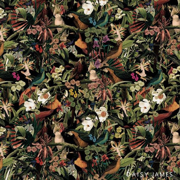 The Bird of Paradise Colour behang-behang-Daisy James-Colour-Vinyl-M2-Selected Wallpapers & Interiors
