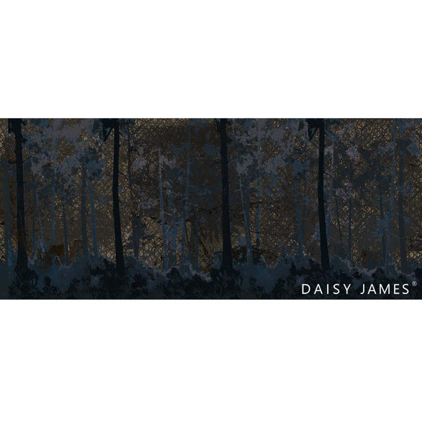 The Blue Forest behang-behang-Daisy James-Selected Wallpapers & Interiors