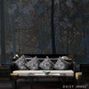 The Blue Forest behang-behang-Daisy James-Selected Wallpapers & Interiors