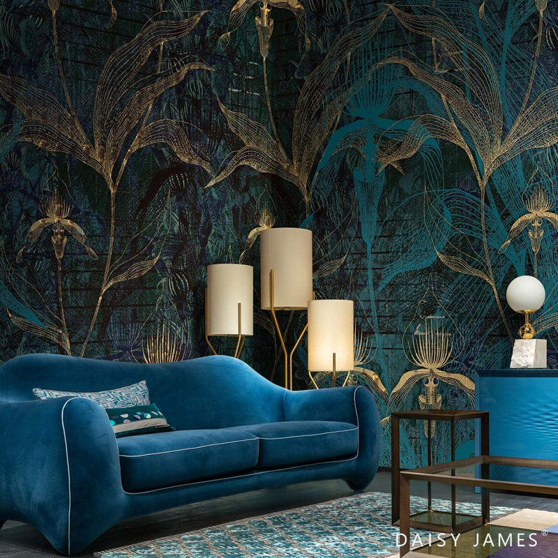 The Blue Orchid papel pintado de Daisy James