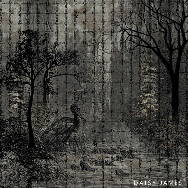 The Concert behang-behang-Daisy James-Black-Vinyl-M2-Selected Wallpapers & Interiors