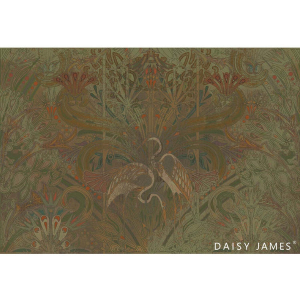The Crane No1 behang-behang-Daisy James-Selected Wallpapers & Interiors