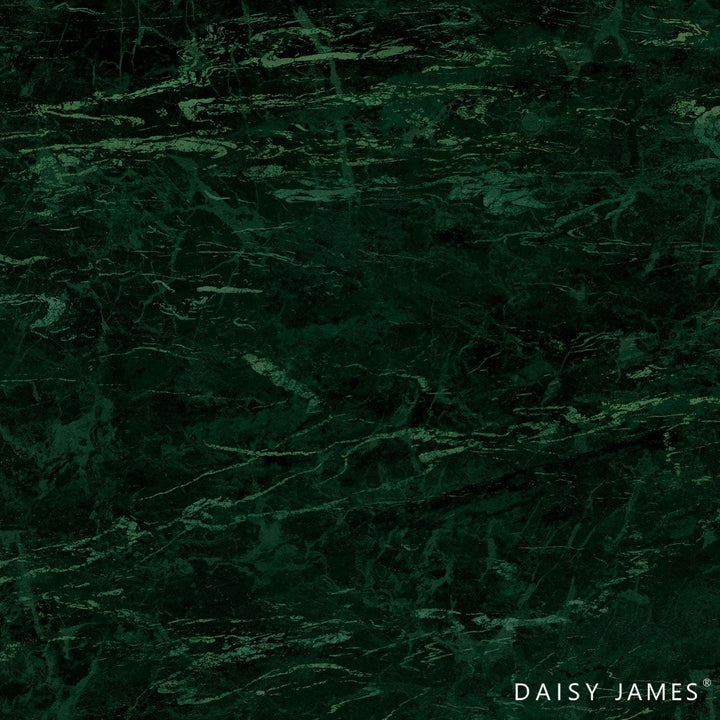 The Dark Greenstone-Behang-Tapete-Daisy James-Vinyl-Green-DJ301-Selected Wallpapers