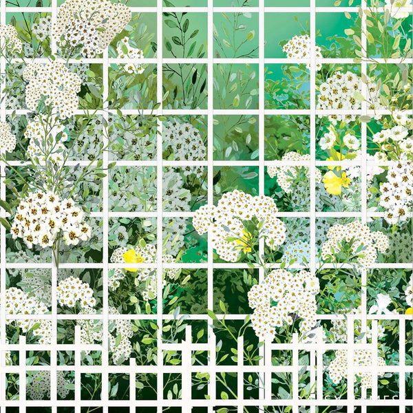 The Fence behang-behang-Daisy James-Original-Vinyl-M2-Selected Wallpapers & Interiors
