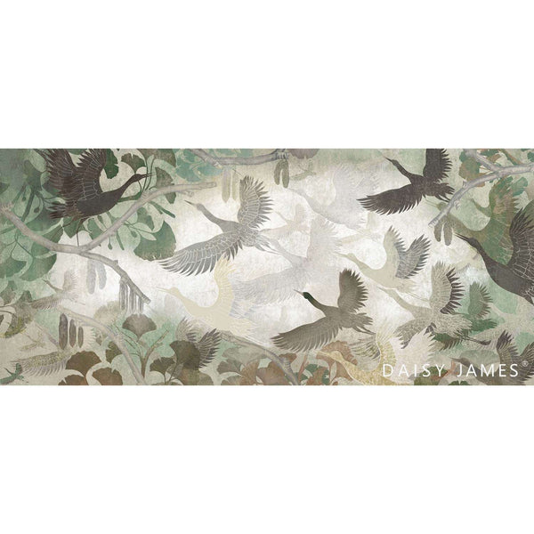 The Flock Tapete-Daisy James-Selected Wallpapers & Interiors