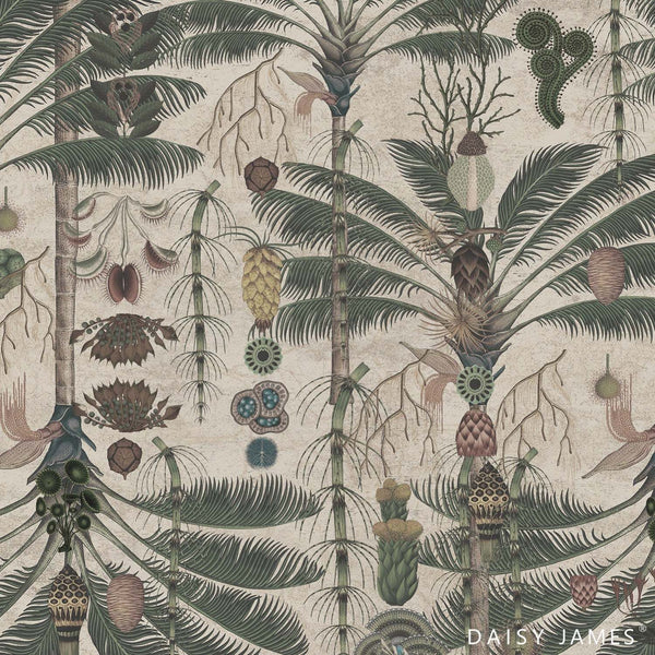 The Garden Light behang-behang-Daisy James-Light-Vinyl-M2-Selected Wallpapers & Interiors