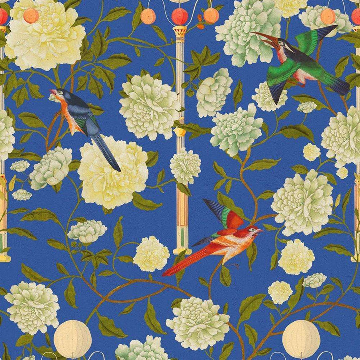 The Garden of Immortality-behang-Tapete-Mind the Gap-Blue-300 cm (standaard)-WP20589-Selected Wallpapers
