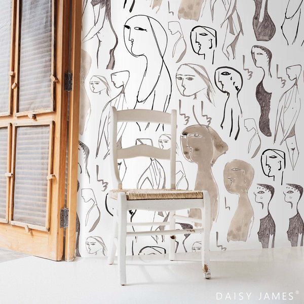 The Glyph-behang-Tapete-Daisy James-Selected Wallpapers