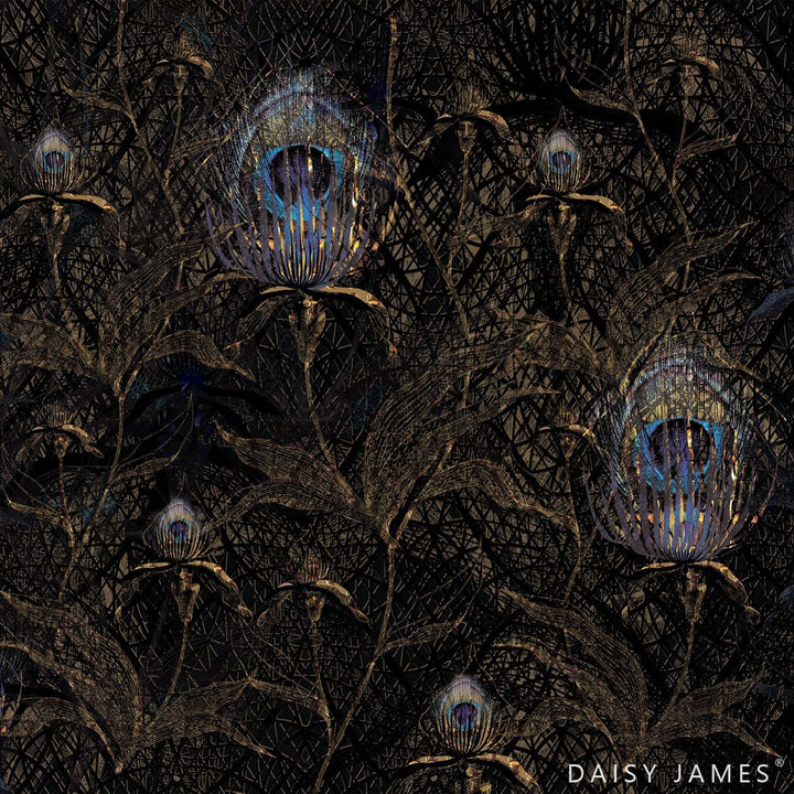 The Gold Leaf-behang-Tapete-Daisy James-Original-Vinyl-DJ100-Selected Wallpapers