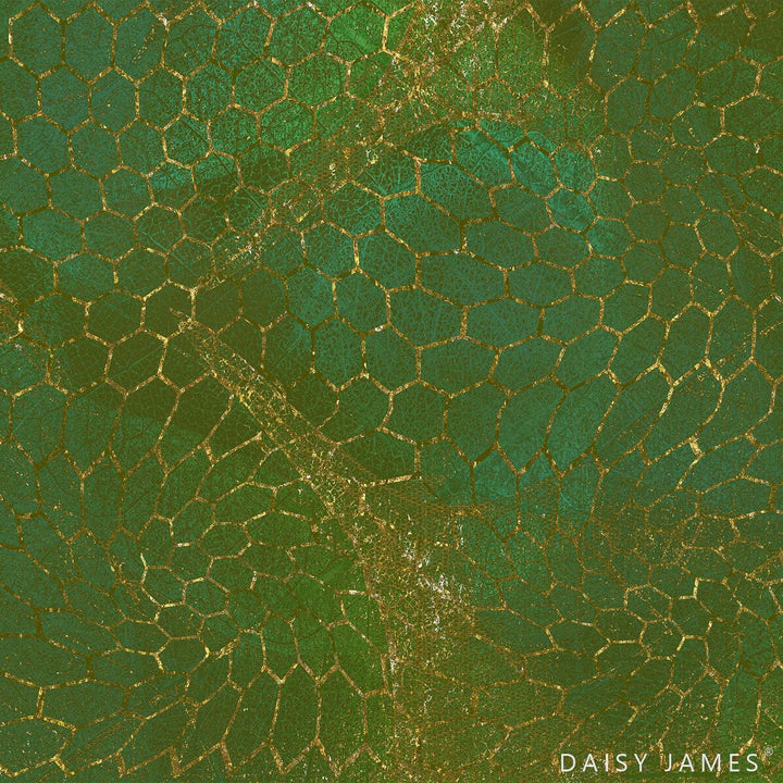 The Green & Gold-behang-Tapete-Daisy James-Original-Vinyl-DJ86-Selected Wallpapers