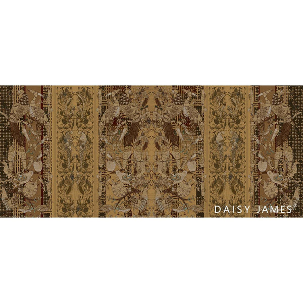 The Herald Ocher behang-behang-Daisy James-Selected Wallpapers & Interiors