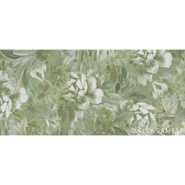 The Hosta Green Tapete-Daisy James-Selected Wallpapers & Interiors