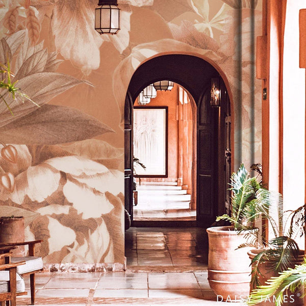 The Hosta Terra behang-Behang-Daisy James-Selected Wallpapers & Interiors