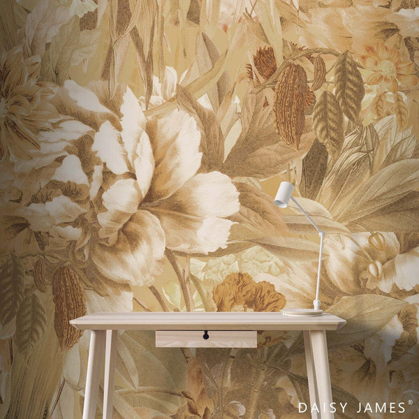 The Hosta Yellow-Behang-Tapete-Daisy James-Selected Wallpapers