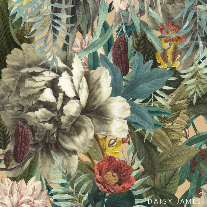 The Hosta-behang-Tapete-Daisy James-Multicolor-Vinyl-DJ240-Selected Wallpapers