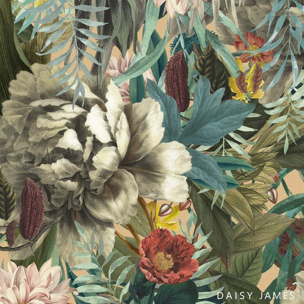 The Hosta behang-behang-Daisy James-Multicolor-Vinyl-M2-Selected Wallpapers & Interiors