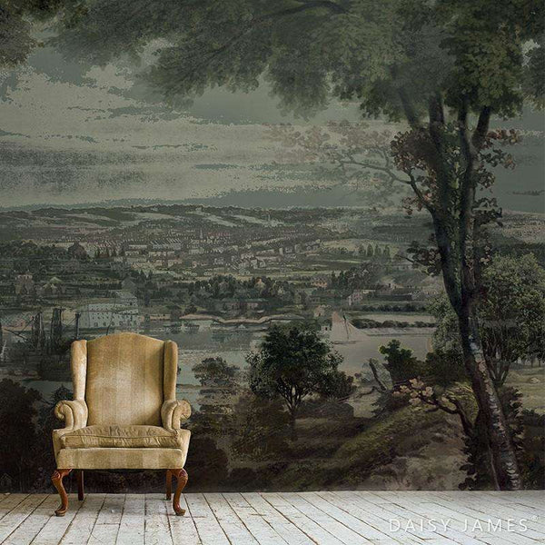 The LA River behang-behang-Daisy James-Selected Wallpapers & Interiors