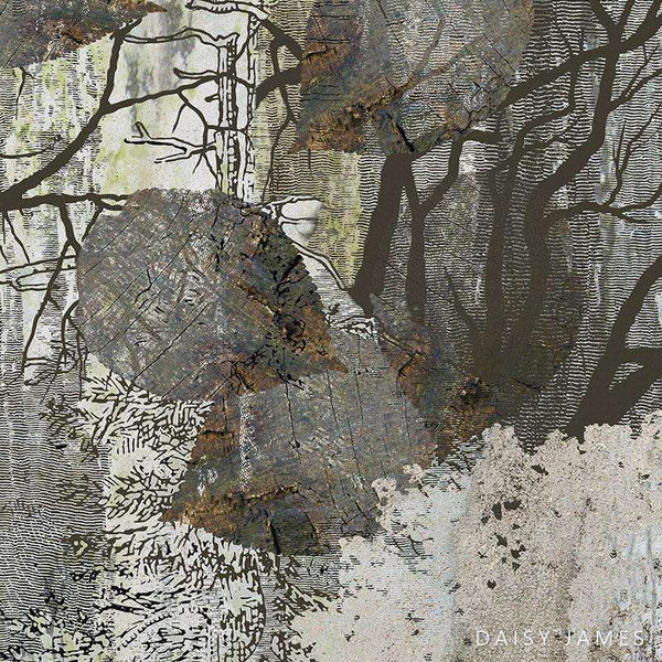 The Lime Forest behang-behang-Daisy James-Multicolor-Vinyl-M2-Selected Wallpapers & Interiors