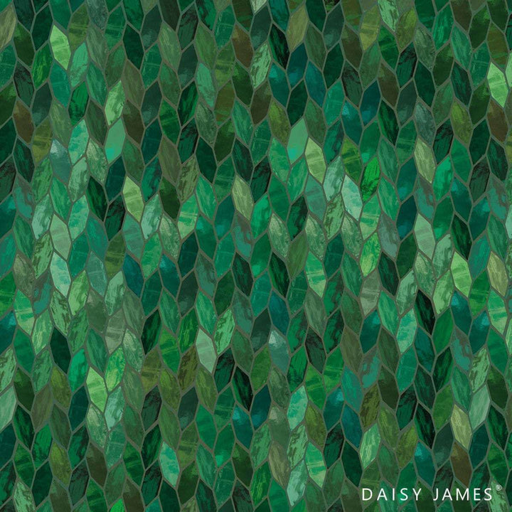 The Lush-behang-Tapete-Daisy James-Green-Vinyl-DJ268-Selected Wallpapers