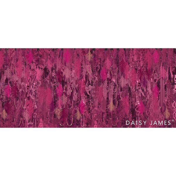 The Panache Aubergine behang-behang-Daisy James-Selected Wallpapers & Interiors